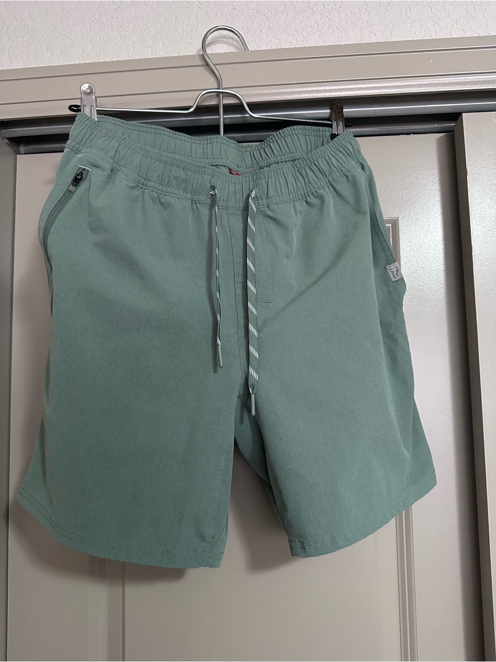 L.L. Bean Men’s Swim Hybrids in Sage Green